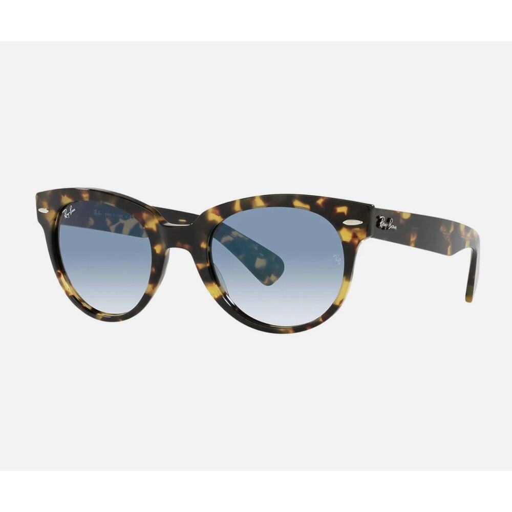 Ray-Ban Orion RB2199 Yellow Havana Tortoise Sunglasses Blue Gradient 52mm